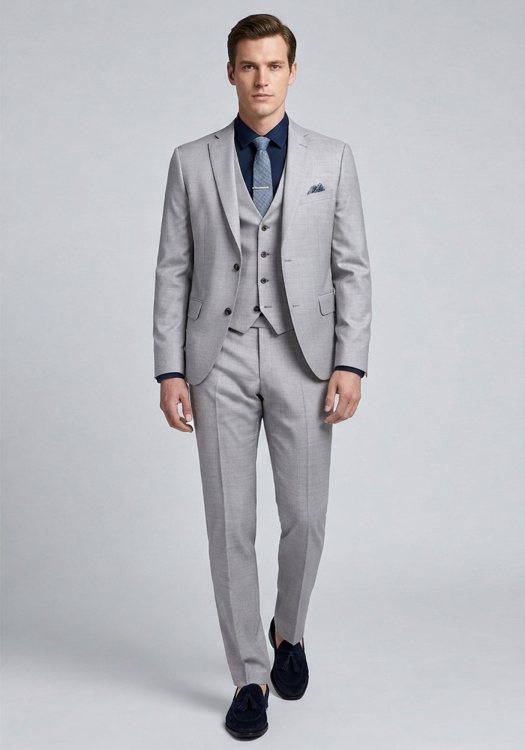 Guy Laroche 2 Pieces Κοστούμι της σειράς Classic - GLDS11139 / 10121 31 Light Grey