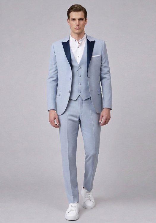Guy Laroche 2 Pieces Κοστούμι της σειράς Suit - GLDS11156 10856RN 72 Light Blue