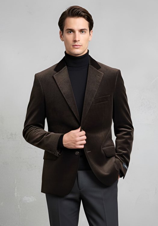 Guy Laroche Velvet Σακάκι της σειράς Velvet - GL2016 Brown
