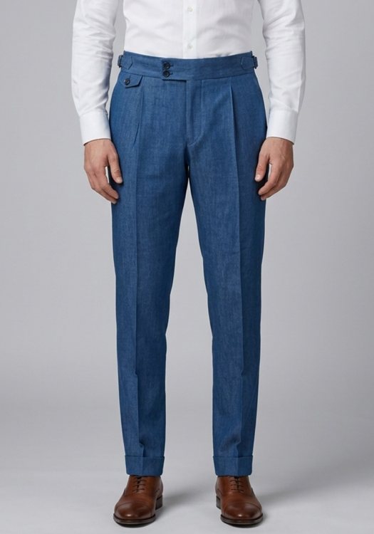 Guy Laroche Παντελόνι Chino - GLFS12080 096R 36 Blue