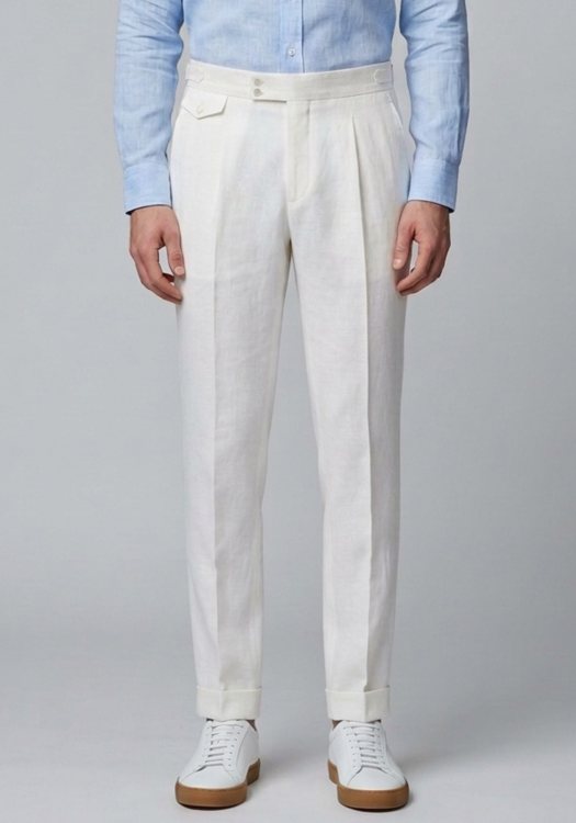 Guy Laroche Παντελόνι Chino - GLFS12080 096R 93 White