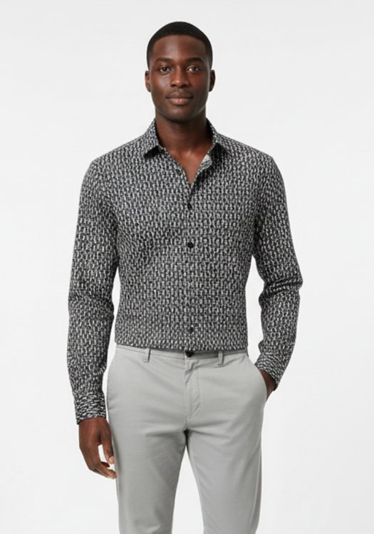 Guy Laroche Πουκάμισο της σειράς Burt- GLES18724 CL 1 Black