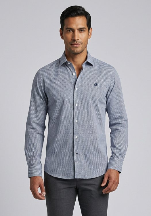 Guy Laroche Πουκάμισο της σειράς Burt - GLES18740 CL 1 Blue