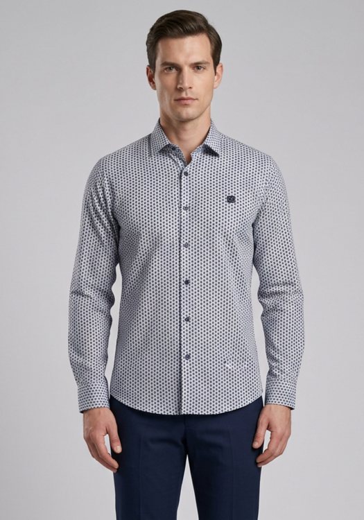 Guy Laroche Πουκάμισο της σειράς Micro - GLES18750A CL 3 