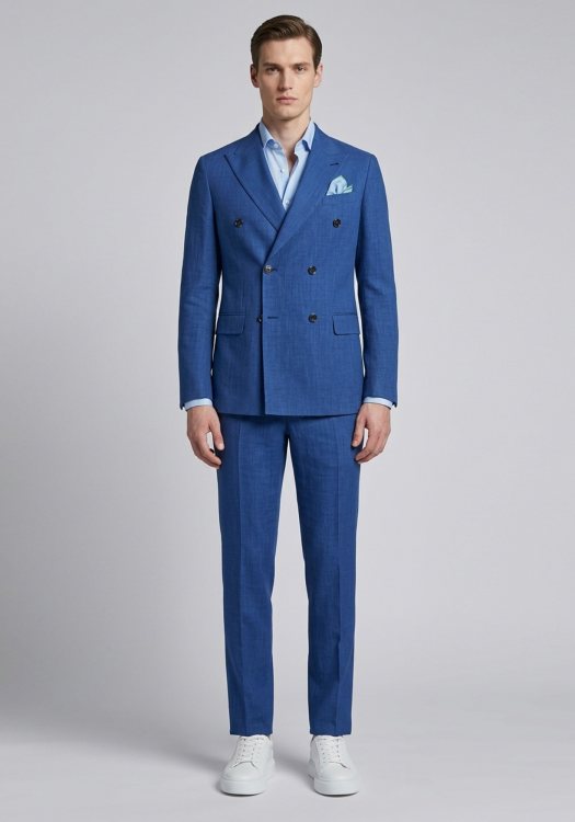 Guy Laroche Κοστούμι Double breasted - GLFS11155 10757 09 0509 Blue