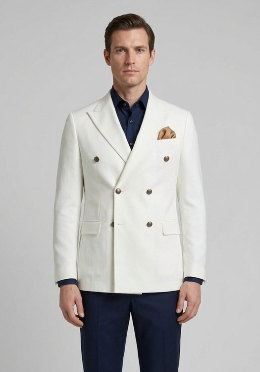 Guy Laroche Σακάκι Double breasted - GLFS13080 10757 93 White