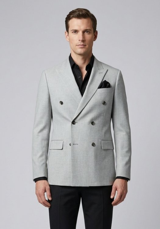 Guy Laroche Σακάκι Double breasted - GLFS13208 10957 4 Grey