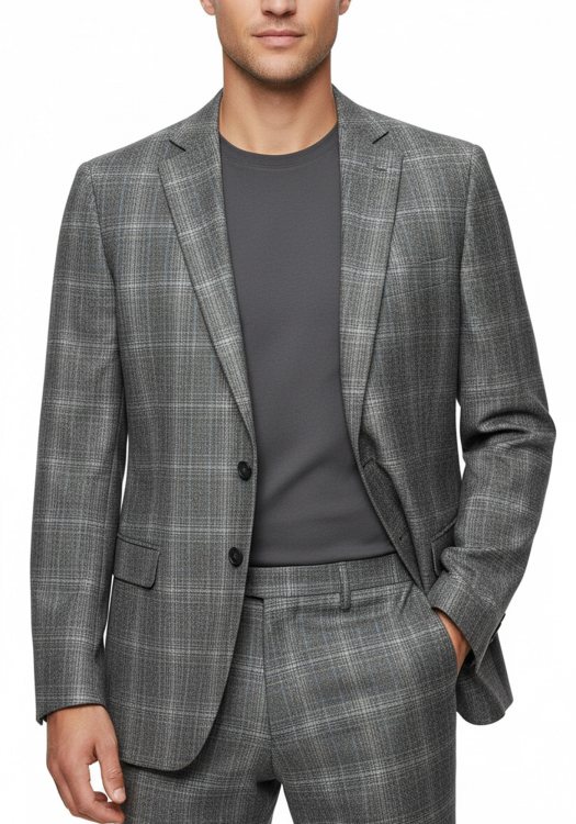 Guy Laroche Σακάκι της σειράς Wool - GL1127 864 42 Blue Check