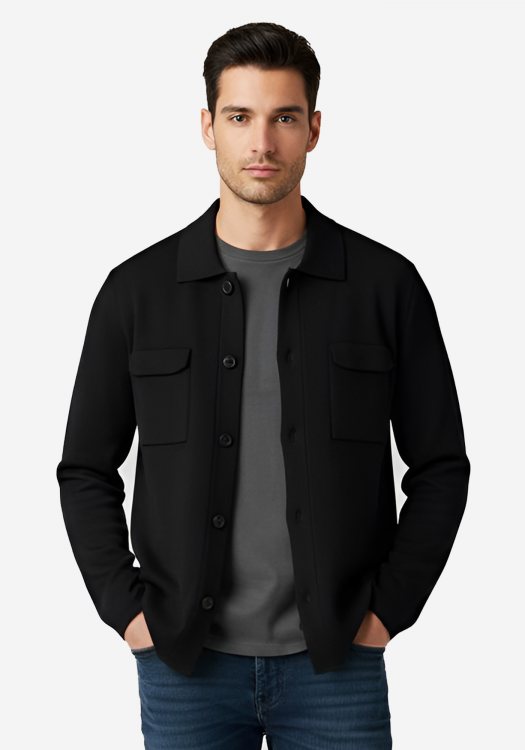 HAMAKI HO Πλεκτή Ζακέτα της σειράς Cardigan - MI3200H Black