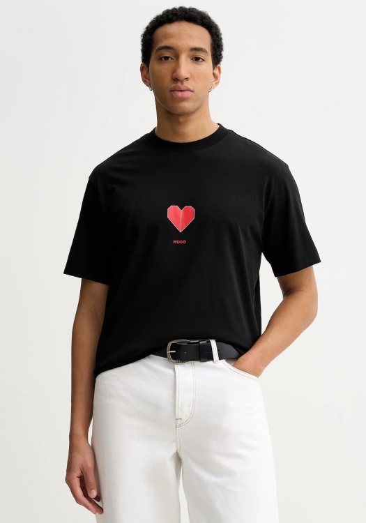 HUGO T-shirt της σειράς Dalentin - 50553429 001 Black