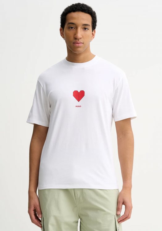 HUGO T-shirt της σειράς Dalentin - 50553429 100 White