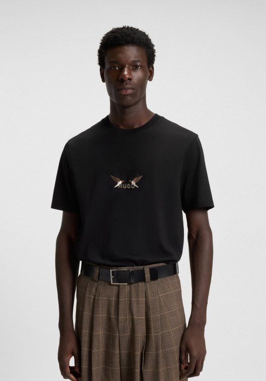 HUGO Κοντομάνικη T-shirt της σειράς Dugolini - 50549154 001 Black
