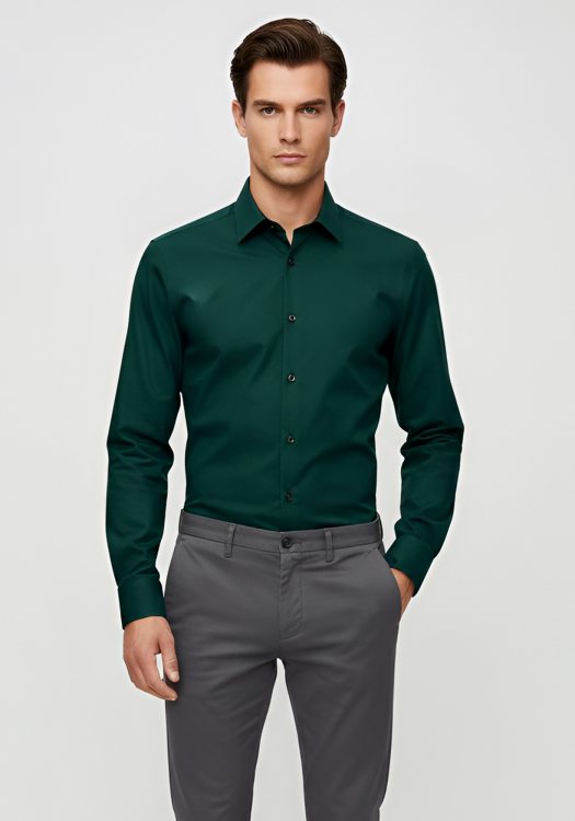 HUGO Πουκάμισο της σειράς Kenno - 50289499 385 Open Green