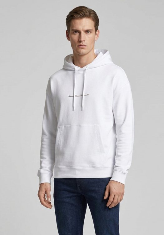 HUGO Φούτερ Datrihood - 50568110 100 White