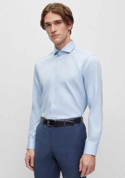 BOSS Πουκάμισο της σειράς H JOE - 50496698 450 Light Blue