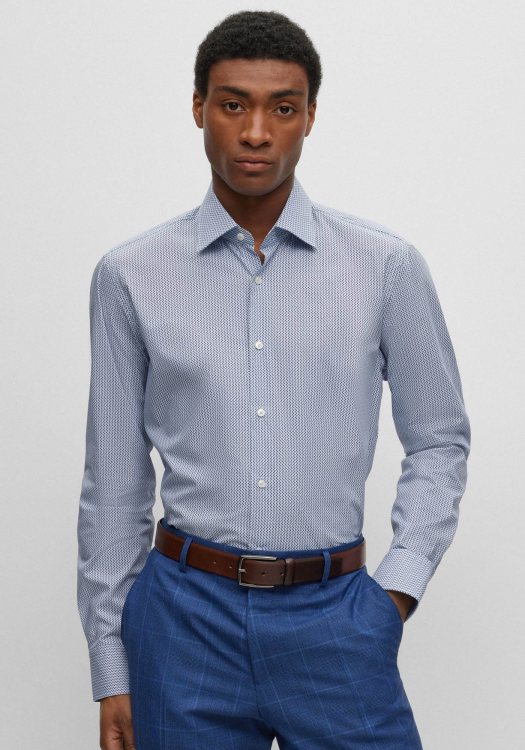 BOSS Πουκάμισο της σειράς H Joe - 50496186 450 Light Blue