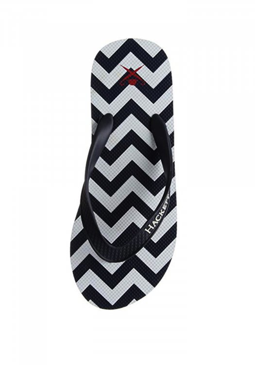 Hackett London Zig Zag Flip Flops