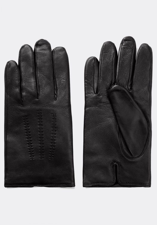 BOSS Δερμάτινα Γάντια της σειράς Hainz5 - 50477271 210 Brown 