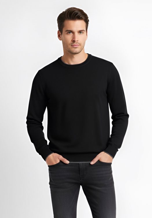 Hamaki Ho Pullover της σειράς Girocollo - MI3164H Black