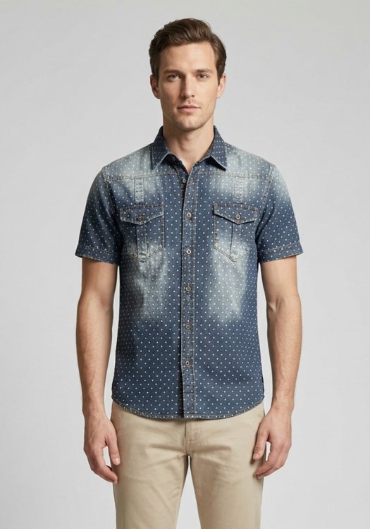 Hamaki Ho Πουκάμισο Denim - CA309H Blue DEN 