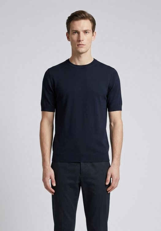 Hamaki Ho Μπλούζα Knitted Jersey - ME3204H Blue