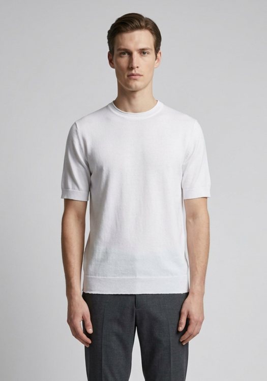 Hamaki Ho Μπλούζα Knitted Jersey - ME3204H White