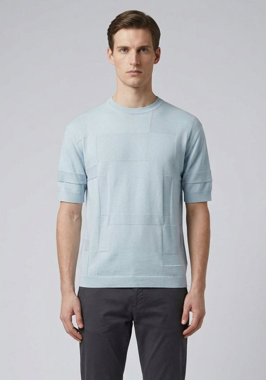 Hamaki Ho Μπλούζα Knitted Jersey - ME3209H Ciel