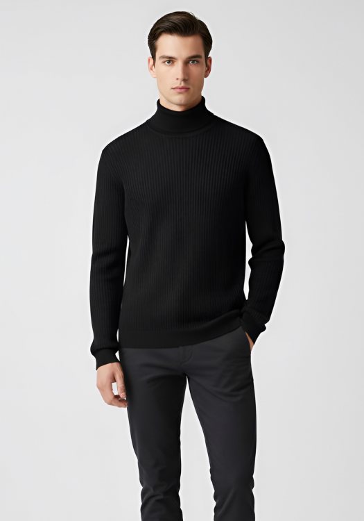 Hamaki Ho Ζιβάγκο της σειράς Turtleneck - MI3157H Black