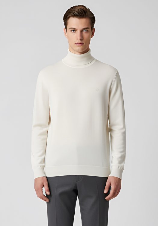 Hamaki Ho Ζιβάγκο της σειράς Turtleneck - MI3157H Ecrou
