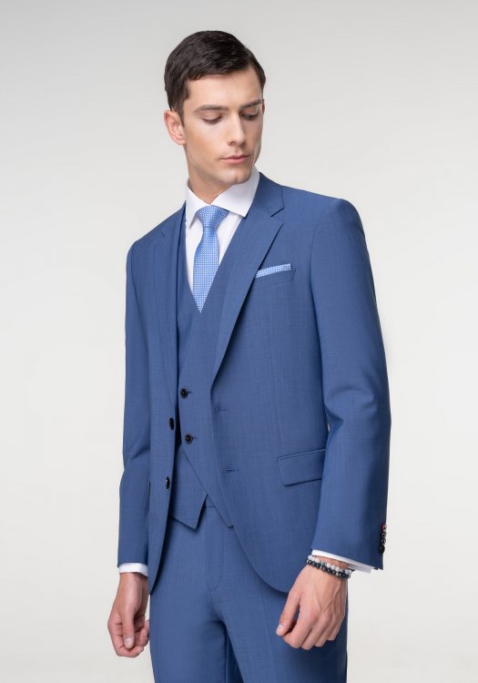 HUGO 3 Pieces Κοστούμι της σειράς Henry/Getlin - 50495010 410 Blue 