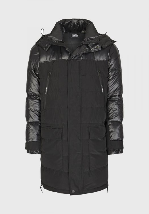 Karl Lagerfeld Πάρκα της σειράς Hooded Parka - 455001 524501 990 Black