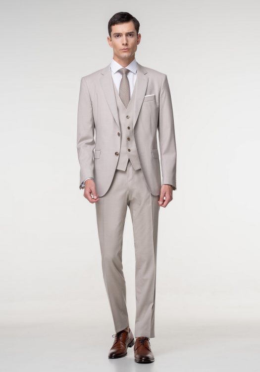 BOSS 2 Pieces Κοστούμι της σειράς Huge - 50489338 272 Light Beige