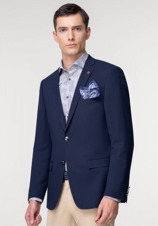 Fragosto Σακάκι Blazer της σειράς Huron - FRB23 6409 020 002 Blue