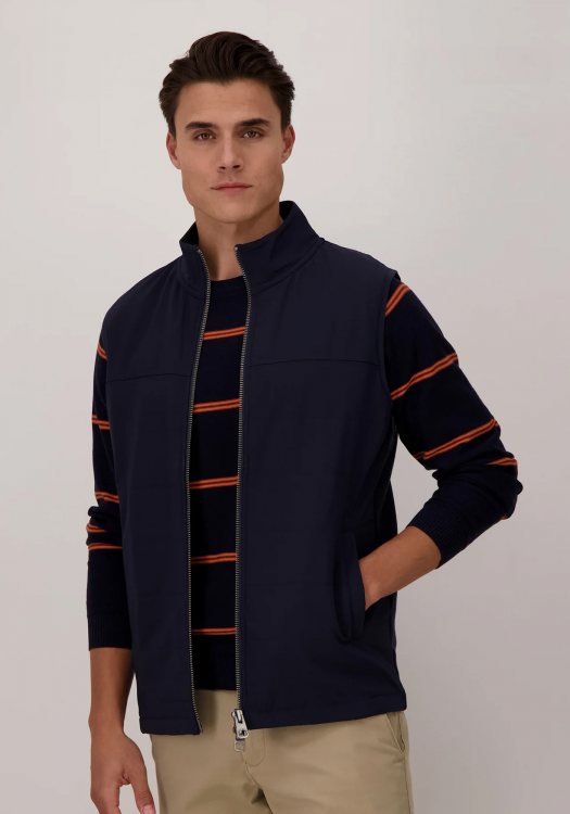 Fynch Hatton Αμάνικο Jacket της σειράς Hybrid - 1302 4001 685 Navy