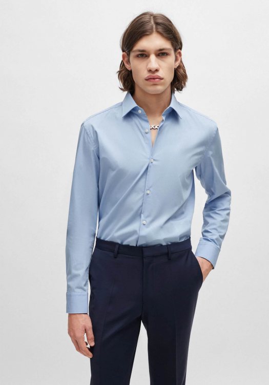 HUGO Πουκάμισο της σειράς Kenno - 50289499 455 Light Blue