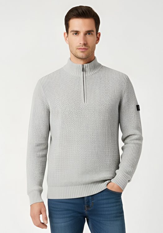 JOOP Pullover της σειράς Henrios - 30047663 10020092 055 Lt Pastel Grey