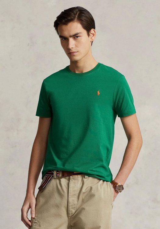Polo Ralph Lauren Μπλούζα της σειράς Jersey Crewneck - 710671438 291 Green Org.