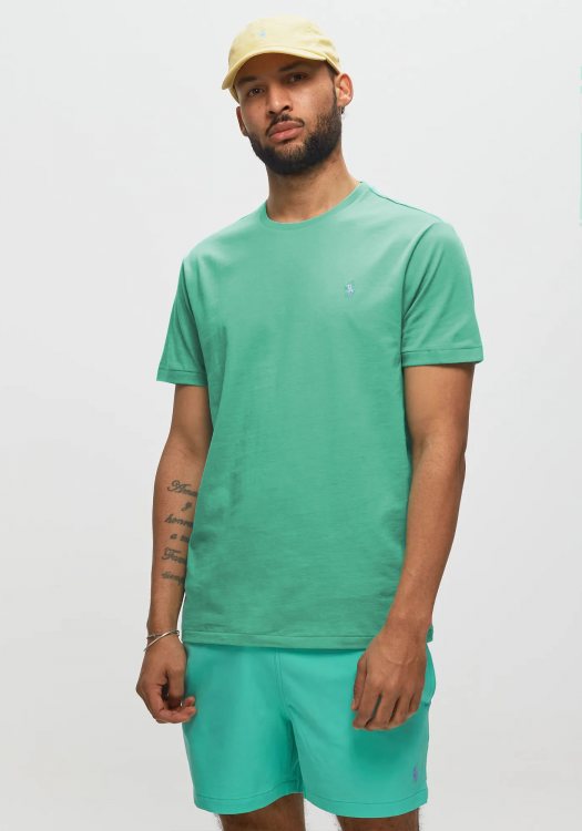 Polo Ralph Lauren Μπλούζα της σειράς Jersey Crewneck - 710671438 313 Green