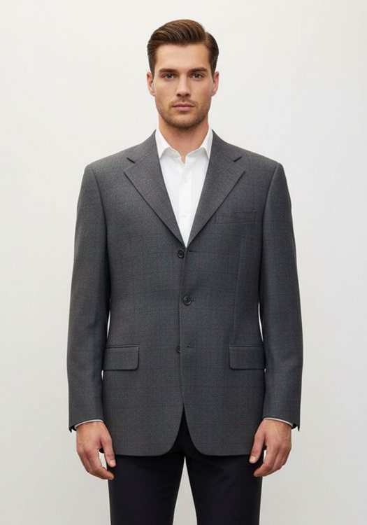 John Barrit Σακάκι της σειράς Check - 2866 31805 250 Grey Check