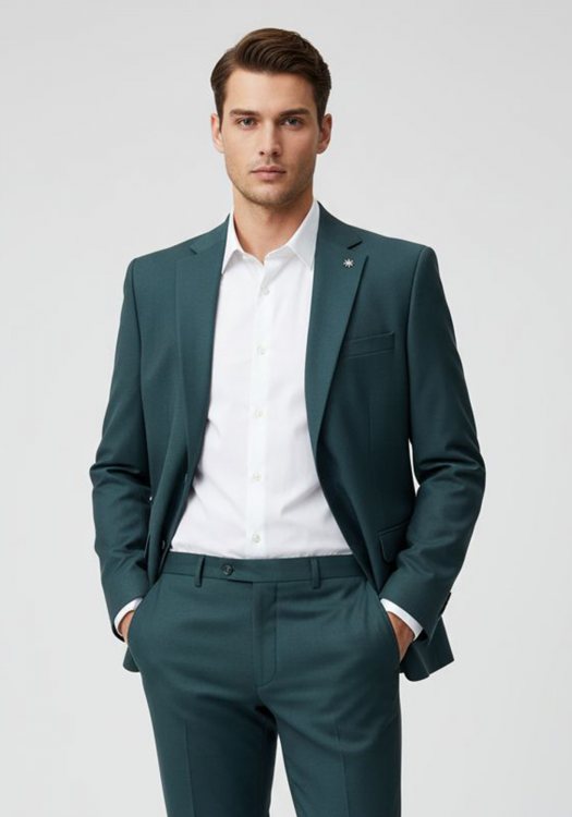 John Barritt Σακάκι της σειράς BOSTON - 5203 2 Forest Green