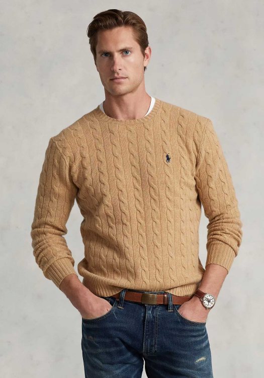 Polo Ralph Lauren Πλεκτή Μπλούζα Jumper - 710775885 014 Brown