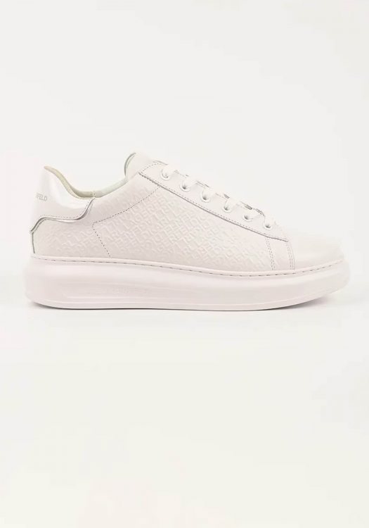 Karl Lagerfeld Δερμάτινα Sneakers της σειράς Kapri - KL52543A 01W White