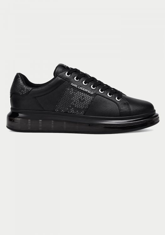Karl Lagerfeld Δερμάτινα Sneakers Kapri - KL52684 000 Black