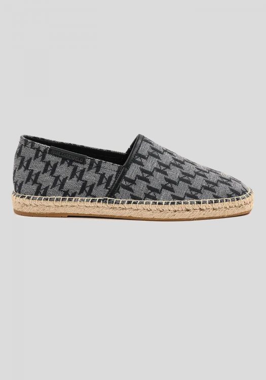 KARL LAGERFELD Εσπαντρίγες της σειράς Kamino - KL70125 805 Black Grey