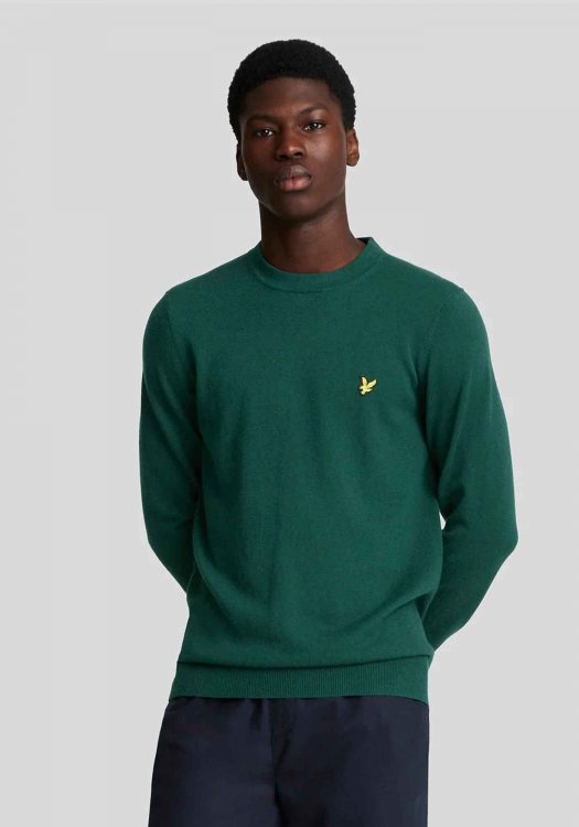 Lyle & Scott Πλεκτή Μπλούζα Jumper - KN2110VC W486 Dark Green