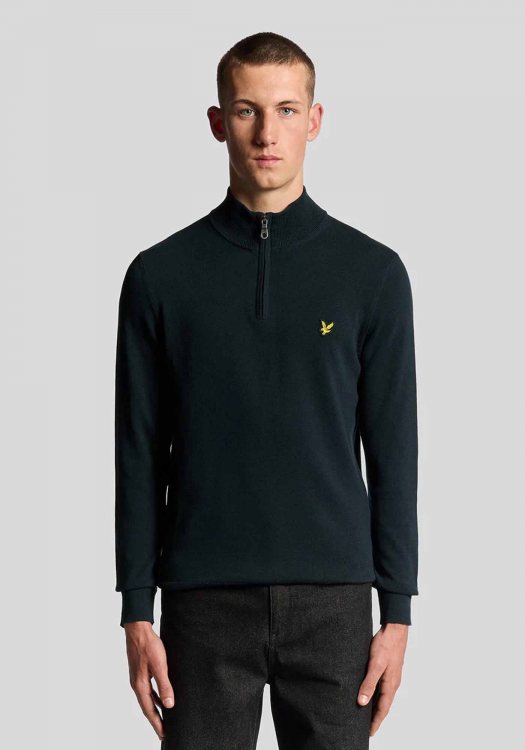 Lyle & Scott Pullover της σειράς Zip Jumper - KN2331V Z271 Dark Navy