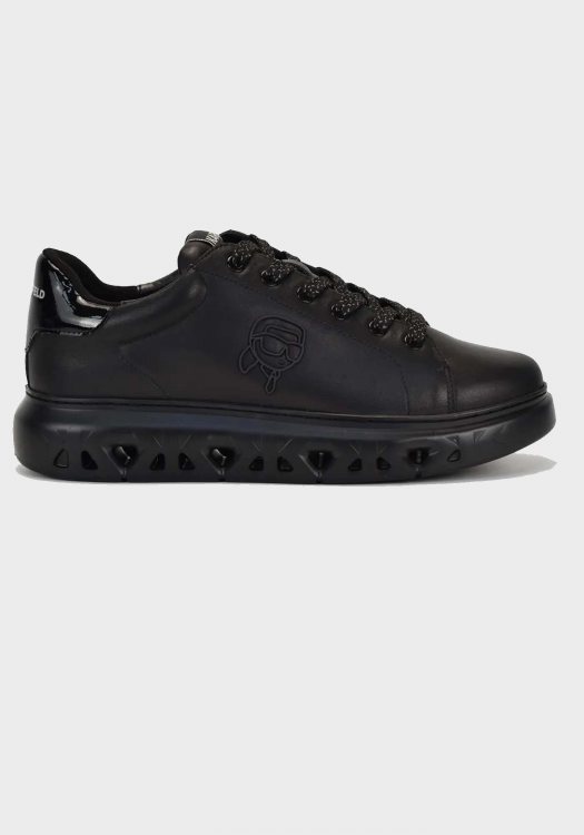 Karl Lagerfeld Δερμάτινα Sneakers της σειράς Kapri - KL54530 00X Black