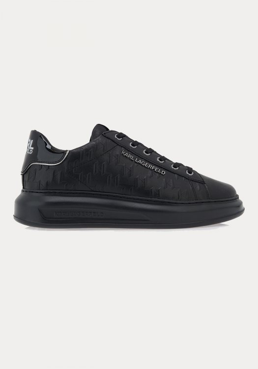 Karl Lagerfeld Δερμάτινα Sneakers της σειράς Kapri Mens - KL52549 00X Black