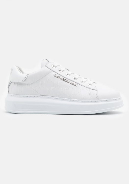 Karl Lagerfeld Δερμάτινα Sneakers της σειράς Kapri Mens - KL52549 011 White