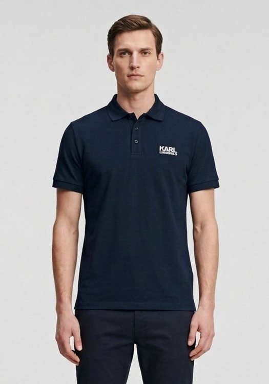 Karl Lagerfeld Polo Μπλούζα Polo - 745780 562235 690 Blue